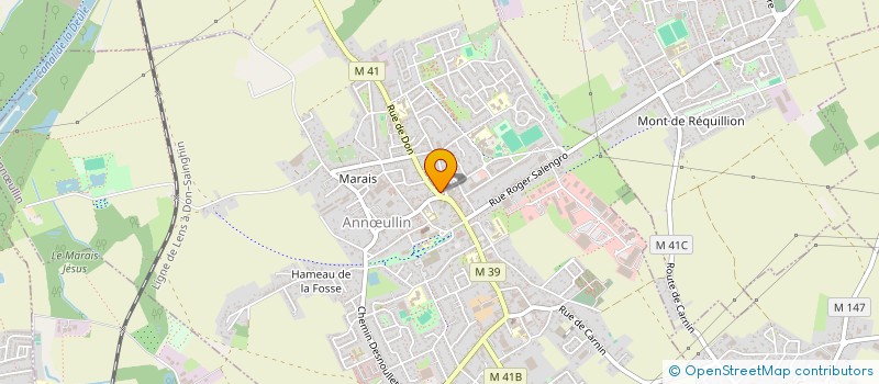 localisation de l'entreprise CAVANEULIN à ANNŒULLIN