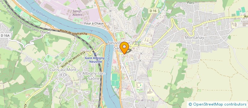 localisation de l'entreprise CAVANIHAC-MONIER  NEUVILLE-SUR-SAONE