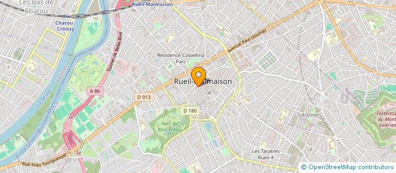 localisation de l'entreprise CAVANINE à RUEIL-MALMAISON