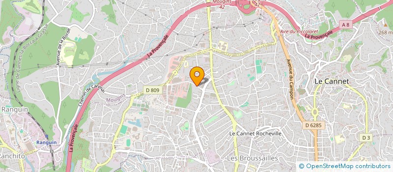 localisation de l'entreprise CAVANNA ET FILS à LE CANNET