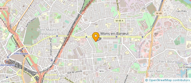 localisation de l'entreprise CAVANURSE à MONS-EN-BARŒUL