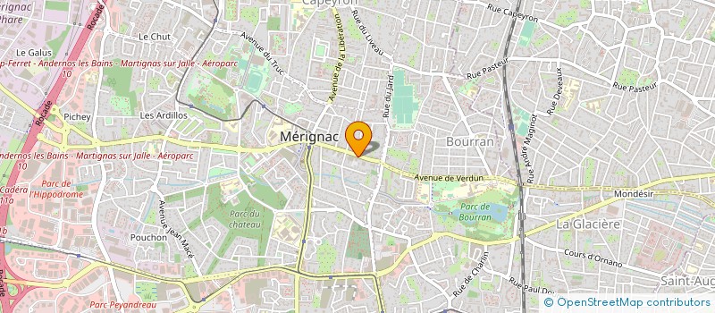 localisation de l'entreprise CAVAPATE  MERIGNAC