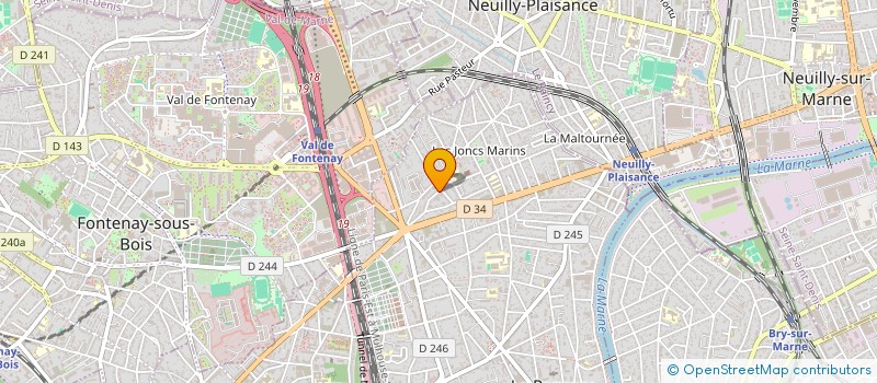 localisation de l'entreprise CAVARE  LE PERREUX-SUR-MARNE