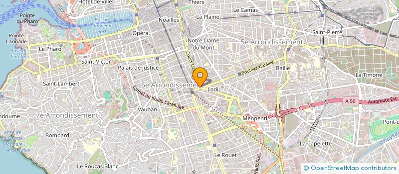 localisation de l'entreprise CAVASINO & ASSOCIES  MARSEILLE