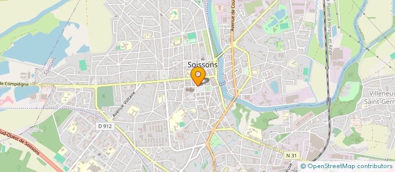 localisation de l'entreprise CAVAVIN D'O&S à SOISSONS