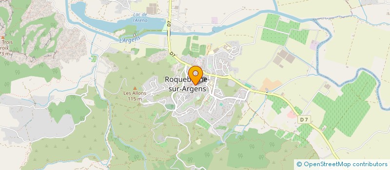 localisation de l'entreprise CAVAZZA VERDUCI à ROQUEBRUNE-SUR-ARGENS