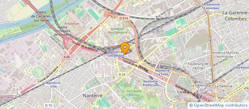 localisation de l'entreprise CAVDEN INVEST  NANTERRE