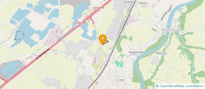 localisation de l'entreprise CAVE  CARBONNE