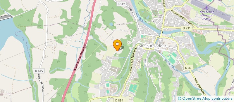 localisation de l'entreprise CAVE  AIRE-SUR-L'ADOUR