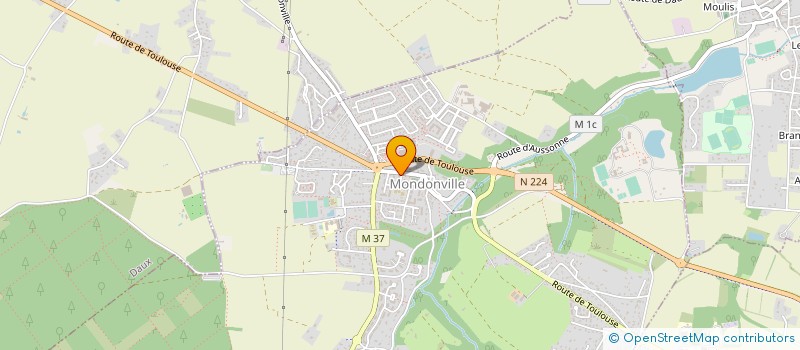 localisation de l'entreprise CAVE A LIER  MONDONVILLE