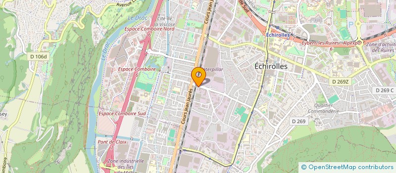 localisation de l'entreprise CAVE A TRINQUER  ECHIROLLES