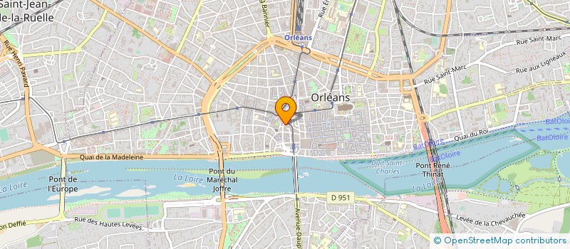 localisation de l'entreprise CAVE ANTHOCYANES SARL à ORLEANS