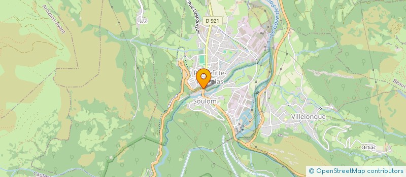 localisation de l'entreprise CAVE ASSERGUET à SOULOM