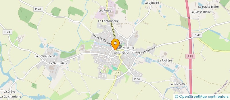 localisation de l'entreprise CAVE BREGEON à SAINT-MARTIN-DES-NOYERS