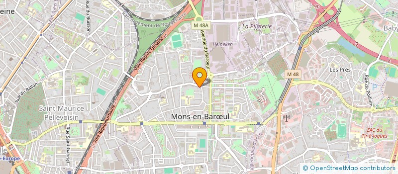 localisation de l'entreprise CAVE CANEM  MONS-EN-BARUL