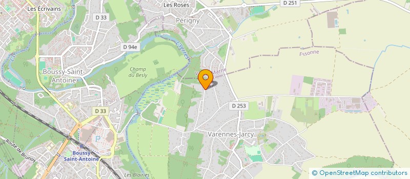 localisation de l'entreprise CAVE CANEM  VARENNES-JARCY