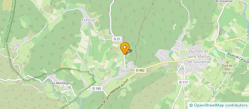 localisation de l'entreprise CAVE CANEM PRODUCTION  LA CADIERE-ET-CAMBO