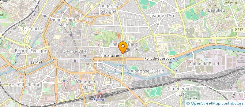 localisation de l'entreprise CAVE CANEM THEATRE  RENNES