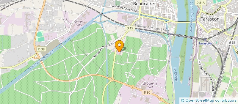 localisation de l'entreprise CAVE COOP AGRIC VIGNERONS BEAUCAIROIS à BEAUCAIRE