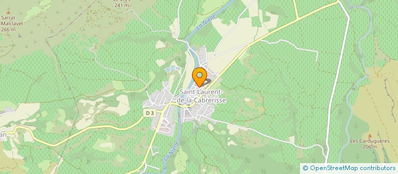 localisation de l'entreprise CAVE COOP VINIF ST LAURENT-TOURNISSAN à SAINT-LAURENT-DE-LA-CABRERISSE