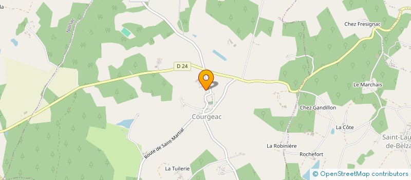 localisation de l'entreprise CAVE COOPERATIVE DE MONTMORELIEN à COURGEAC
