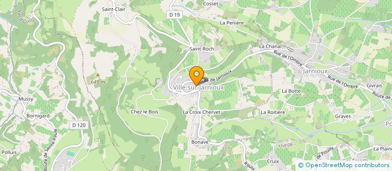 localisation de l'entreprise CAVE COOPERATIVE ST JULIEN  SAINT-JULIEN