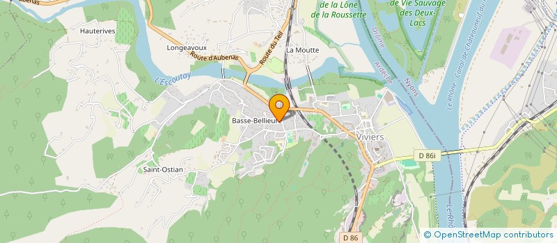 localisation de l'entreprise CAVE COOPERATIVE VINICOLE DE VIVIERS à VIVIERS