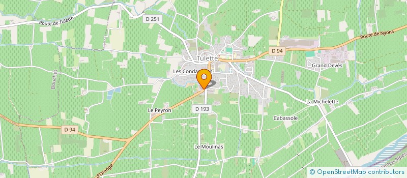localisation de l'entreprise CAVE COSTEBELLE à TULETTE