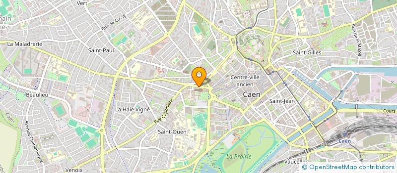 localisation de l'entreprise CAVE CRINON à CAEN