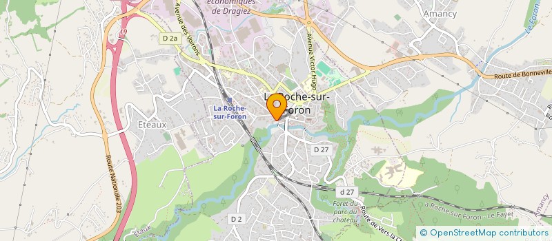localisation de l'entreprise CAVE D'YVOIRE à LA ROCHE-SUR-FORON