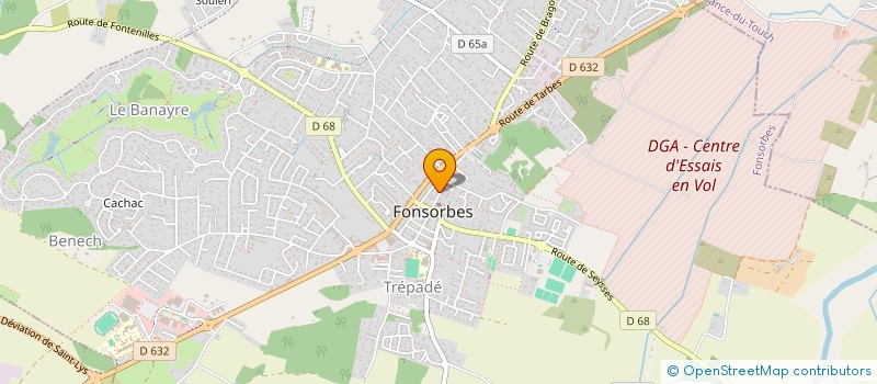 localisation de l'entreprise CAVE DE FONSORBES SNC à FONSORBES