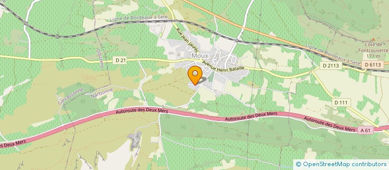 localisation de l'entreprise CAVE DE JOUARRES LE VIEUX  AZILLE