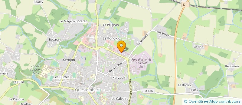 localisation de l'entreprise CAVE DE KERVAULT à QUESTEMBERT