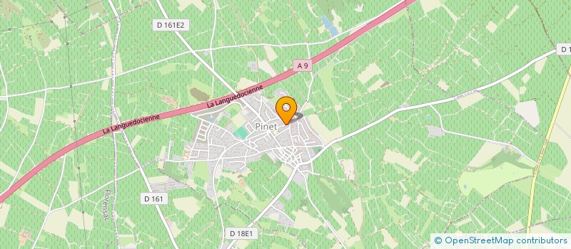 localisation de l'entreprise CAVE DE L'ORMARINE à PINET