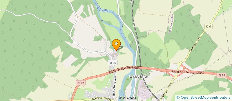 localisation de l'entreprise CAVE DE LA VIGNE HAUTE  PORT-SUR-SAONE