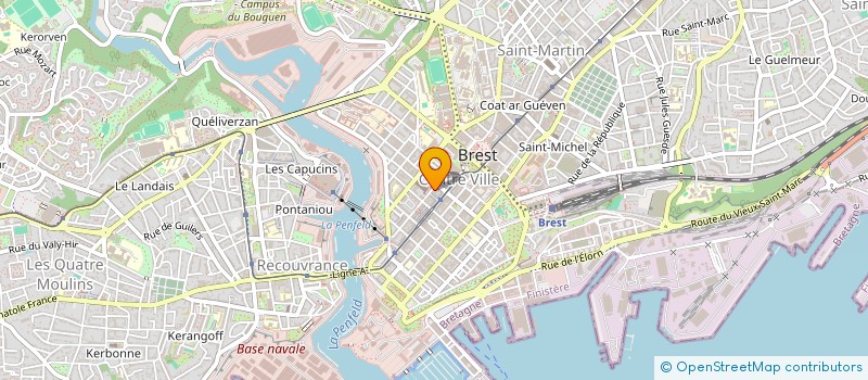localisation de l'entreprise CAVE DE LAMBE à BREST