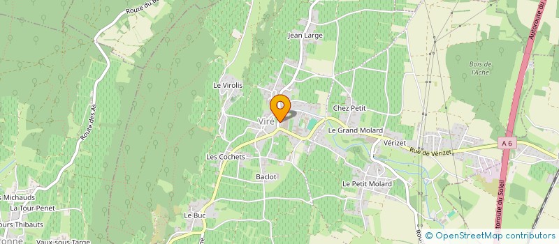 localisation de l'entreprise CAVE DE VIRE à VIRE