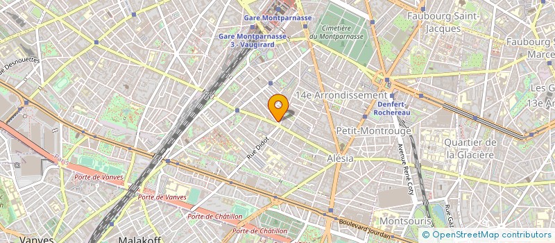 localisation de l'entreprise CAVE DES GOURMETS à PARIS