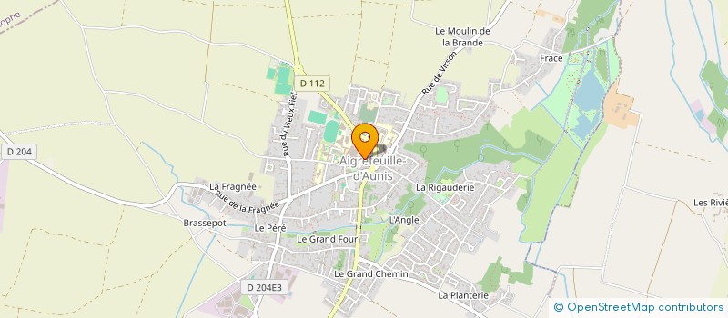 localisation de l'entreprise CAVE DES HALLES  AIGREFEUILLE-D'AUNIS