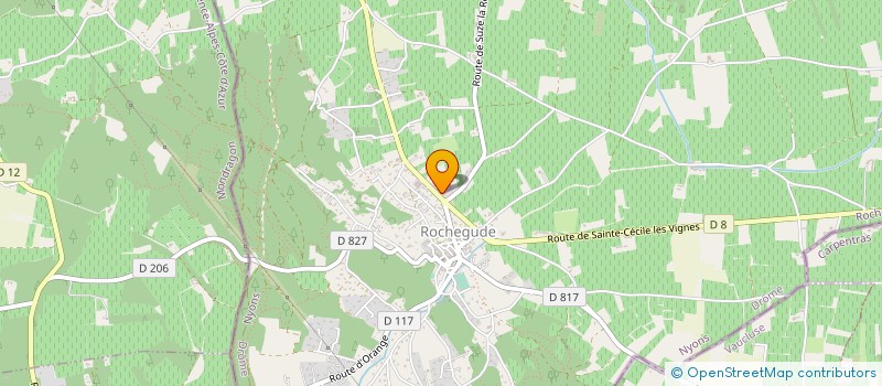 localisation de l'entreprise CAVE DES VIGNERONS DE ROCHEGUDE à ROCHEGUDE