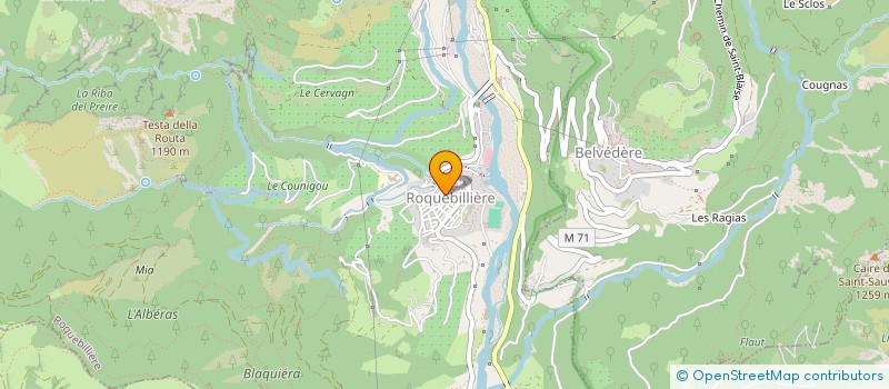 localisation de l'entreprise CAVE DI VINUM  ROQUEBILLIERE