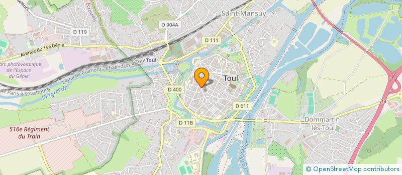 localisation de l'entreprise CAVE DU COIN  TOUL