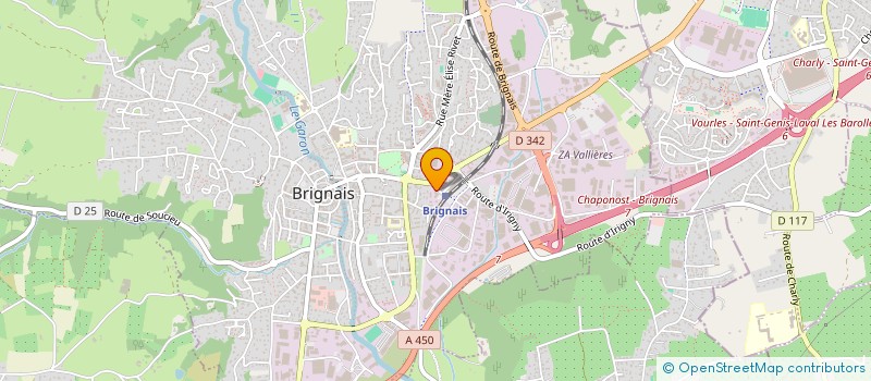 localisation de l'entreprise CAVE DU MOULIN à BRIGNAIS