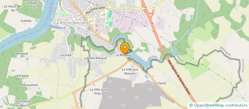 localisation de l'entreprise CAVE DU RODOIR à HERBIGNAC