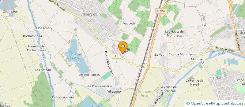 localisation de l'entreprise CAVE DU VENDOMOIS à VILLIERS-SUR-LOIR