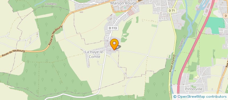 localisation de l'entreprise CAVE ET TERROIRS à LA HAYE-LE-COMTE