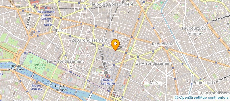 localisation de l'entreprise CAVE ET TERROIRS DE PARIS à PARIS