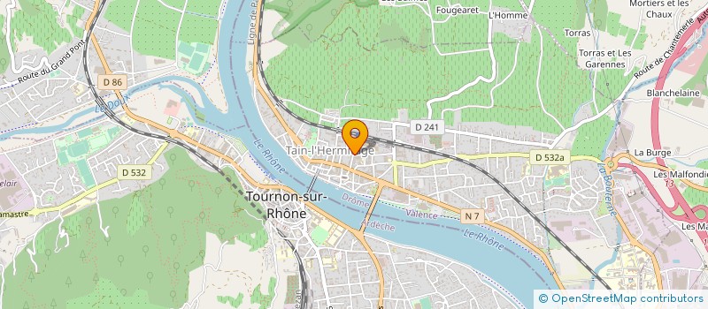 localisation de l'entreprise CAVE FAC ET SPERA LYON à TAIN-L'HERMITAGE