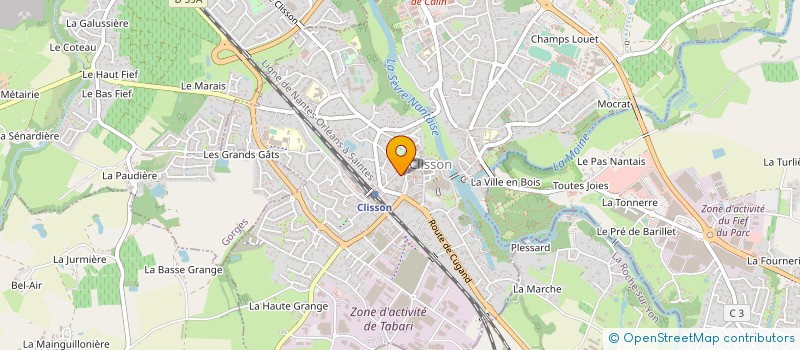 localisation de l'entreprise CAVE GOURMANDE à CLISSON