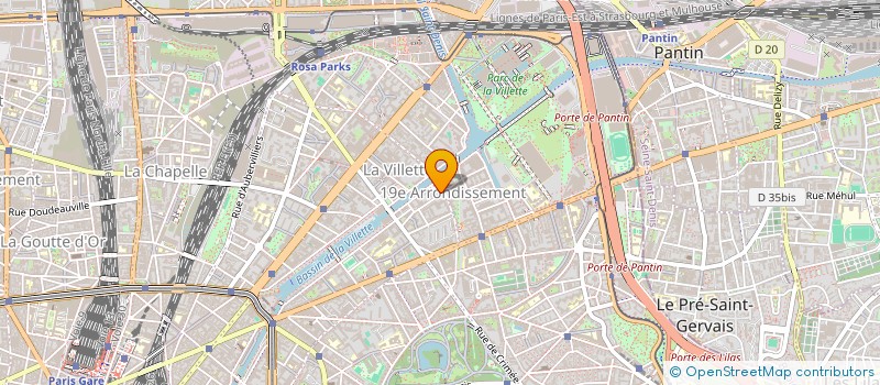 localisation de l'entreprise CAVE LE VIN DES SENS  PARIS